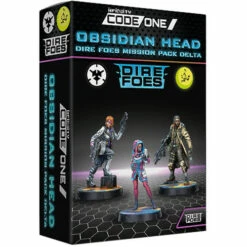 Infinity CodeOne: Dire Foes Mission Pack Delta - Obsidian Head -Toy Model Sales Shop 280042 5