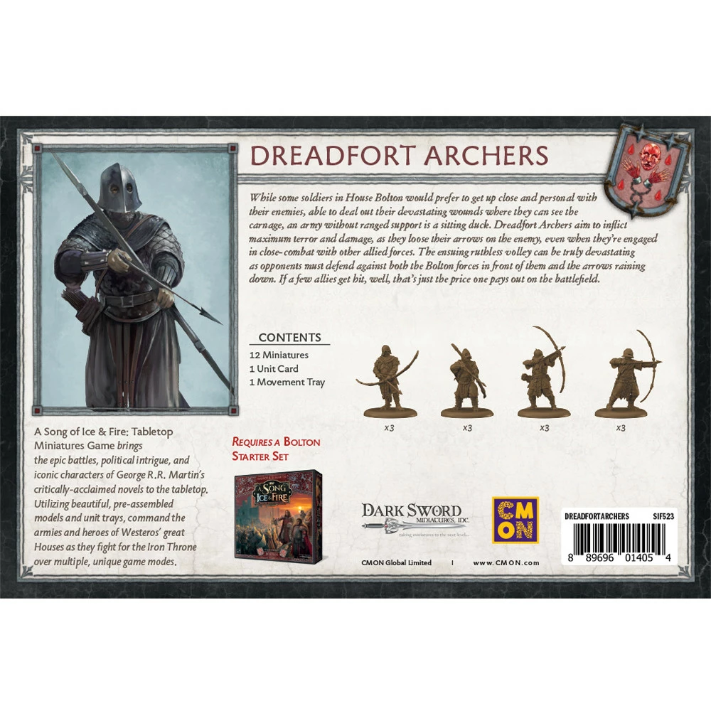 A Song Of Ice & Fire: Dreadfort Archers (Preorder) 6 A Song Of Ice & Fire: Dreadfort Archers (Preorder) - Image 4