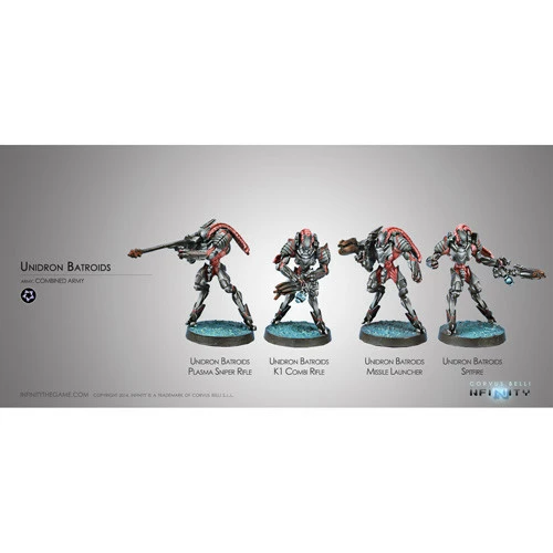 Infinity: Combined Army - Unidron Batroids (4) 3 Infinity: Combined Army - Unidron Batroids (4)