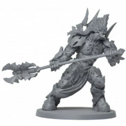 Armies & Heroes: Orc Warlord V1 (30mm Scale) (Preorder)